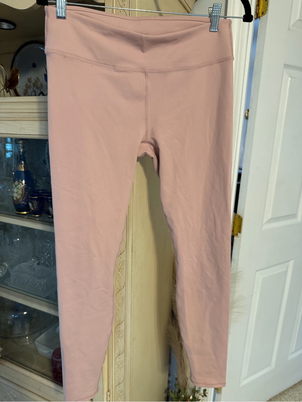 Fabletics Pale Pink Girls' Stretch Leggings